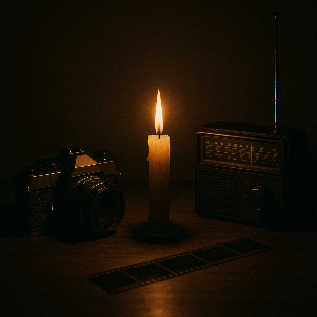 🔌💡 Quando tudo se apaga, o essencial revela-se...