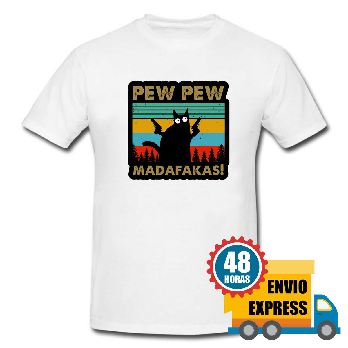 Tshirts - Pew Pew Madafakas - RMCLICK Produtos Personalizados