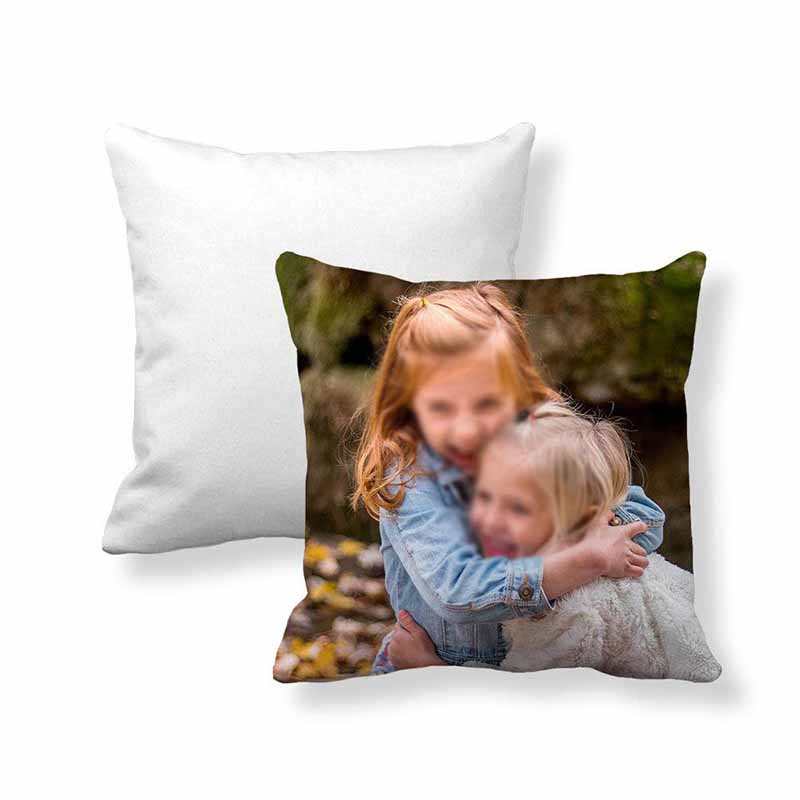 Almofada Branca Personalizada Com Texto ou Imagem - RMCLICK