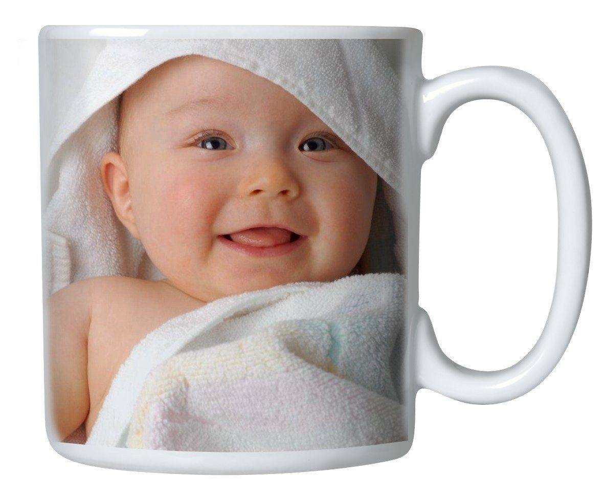 Personalized White Mug With Text or Image - RMCLICK