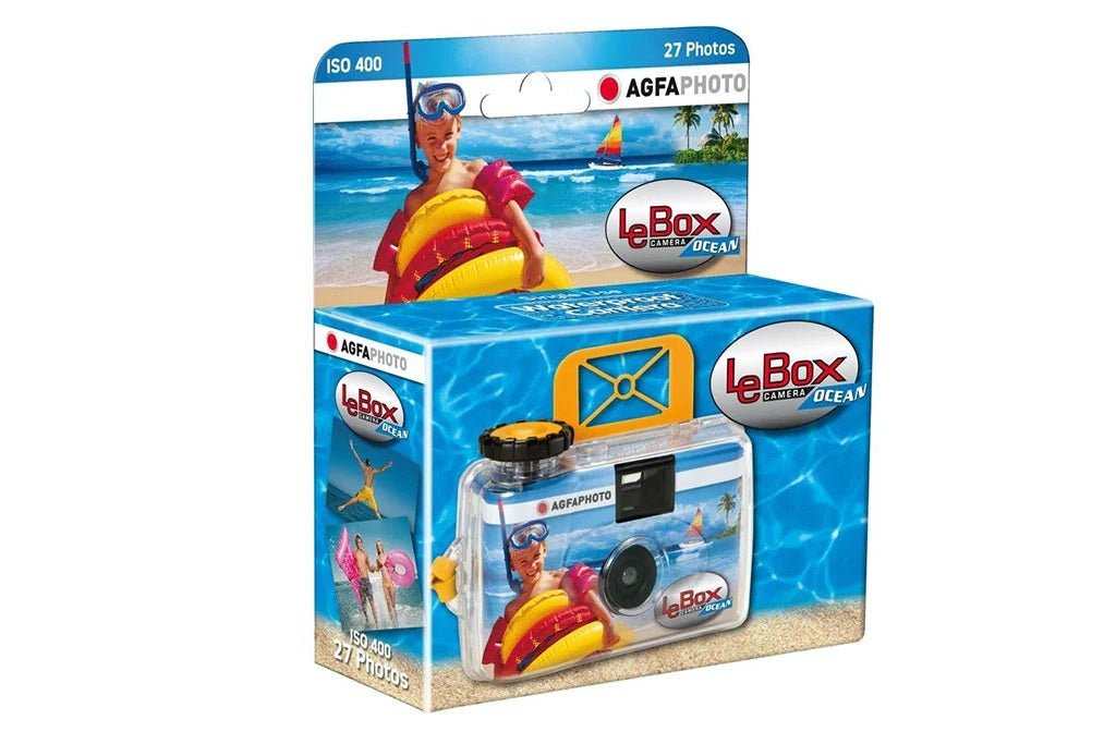 Maquina Fotográfica AGFA DESCARTAVEL LEBOX 400 OCEAN - RMCLICK Máquina Fotográfica