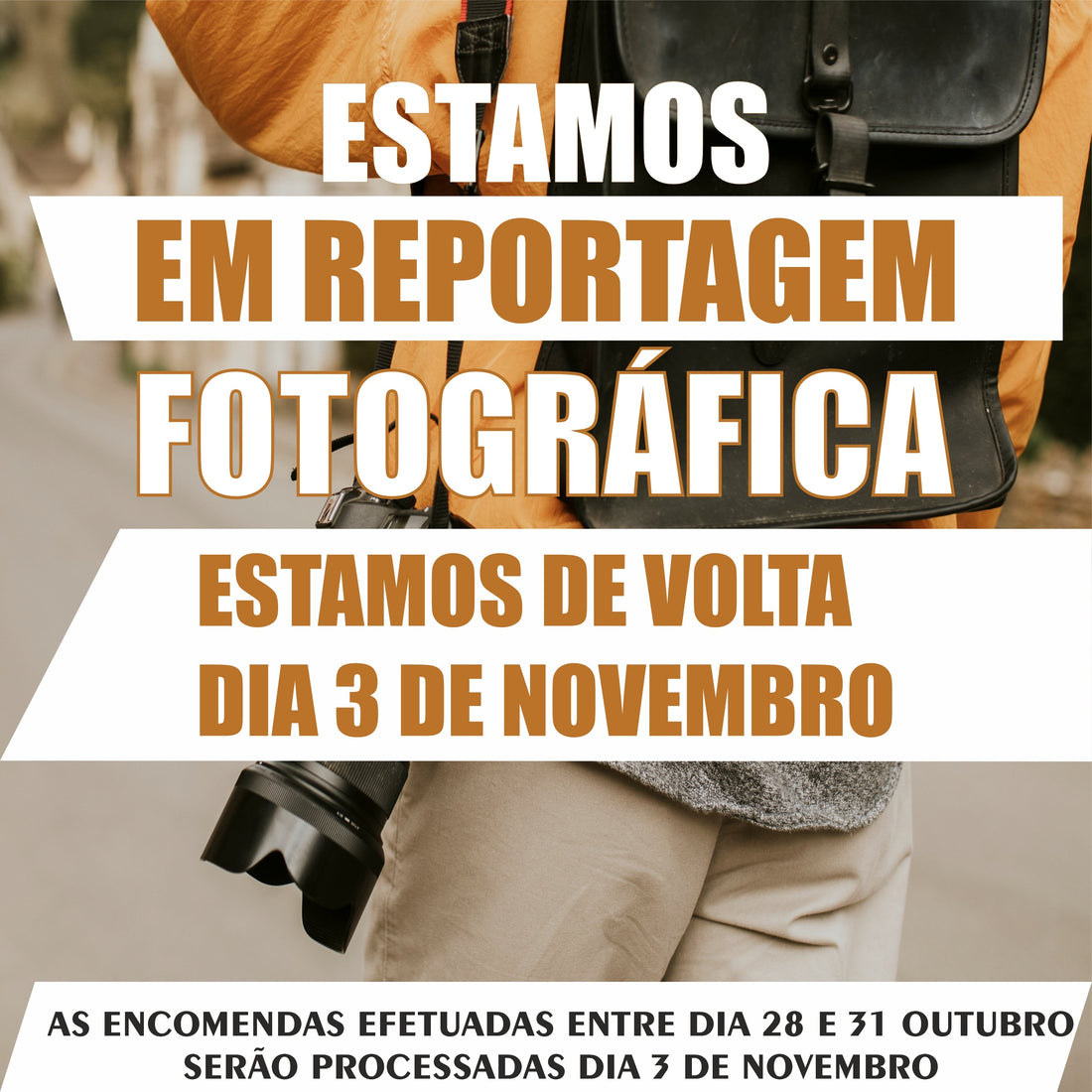 📸 Aviso aos nossos clientes