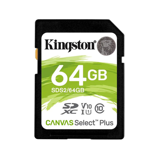 Cartão de Memoria Kingston CANVAS Select Plus 64GB SD XC/ 100MBs Exclusivo Online - RMCLICK 