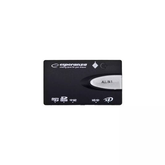 Leitor de Cartões 6 em 1 Esperanza Preto Exclusivo Online - RMCLICK 