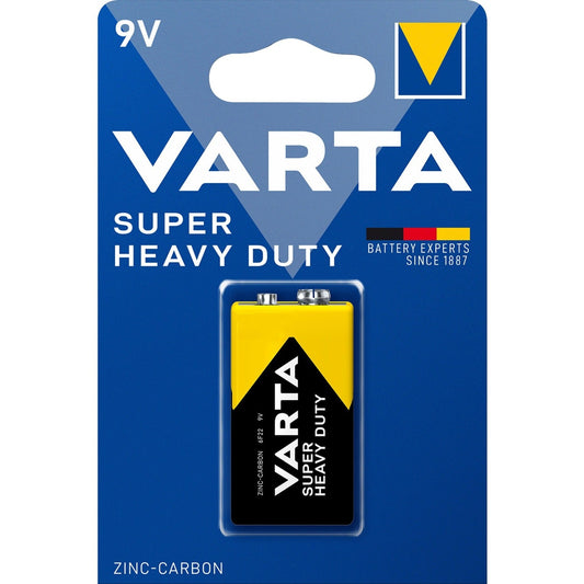 Pilha Varta Super Heavy Duty 9V 6LR61 Exclusivo Online - RMCLICK 