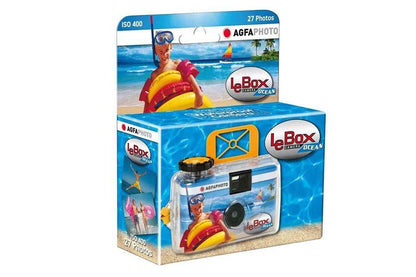 Maquina Fotográfica AGFA DESCARTAVEL LEBOX 400 OCEAN - RMCLICK